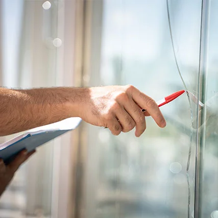 broken glass repair in Pompano Beach, FL